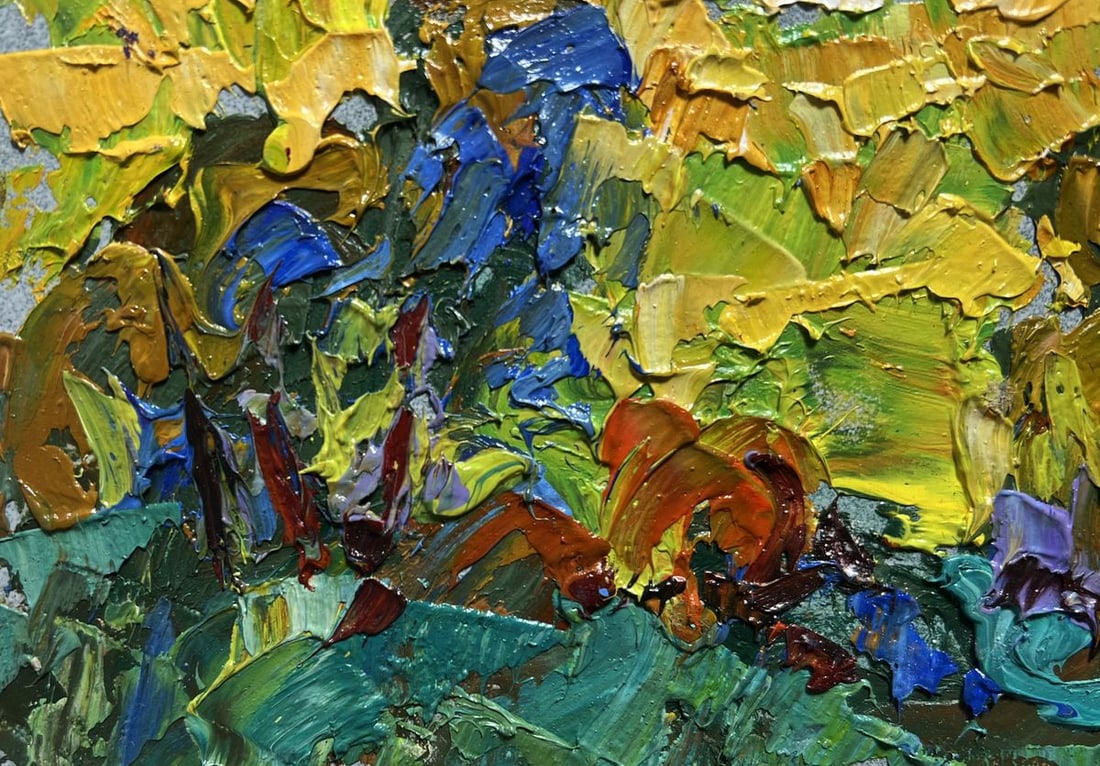 Oil painting Sunny summer day Alex Kalenyuk - 5