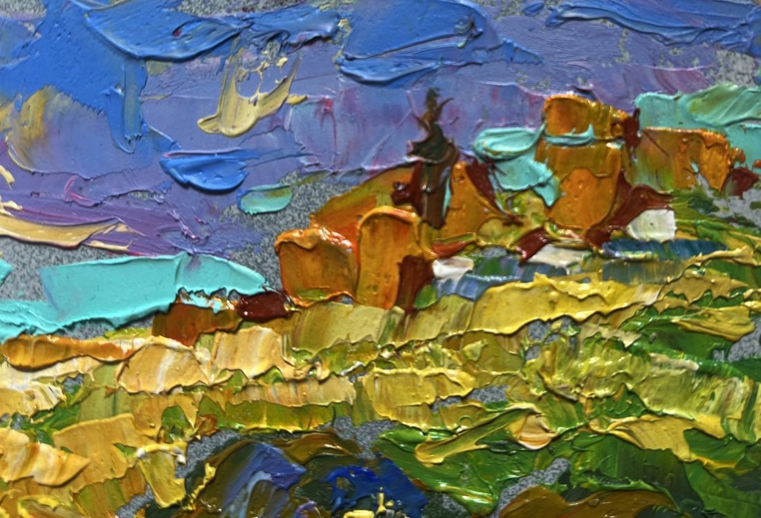 Oil painting Sunny summer day Alex Kalenyuk - 6