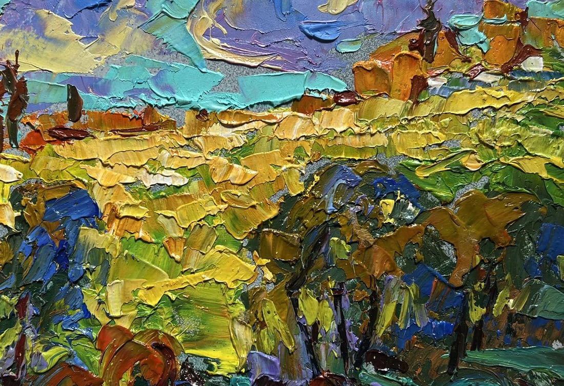 Oil painting Sunny summer day Alex Kalenyuk - 7