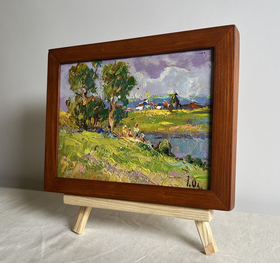 Oil painting On summer vacation Alex Kalenyuk - 2