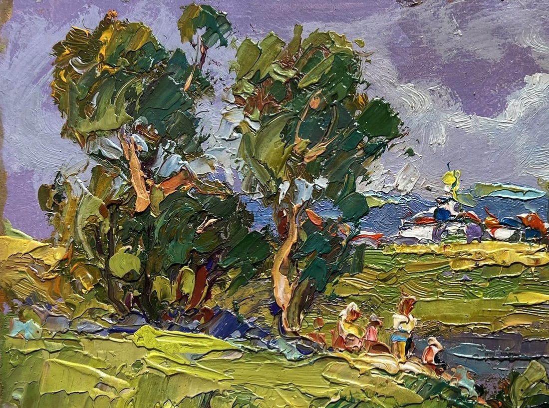 Oil painting On summer vacation Alex Kalenyuk - 7