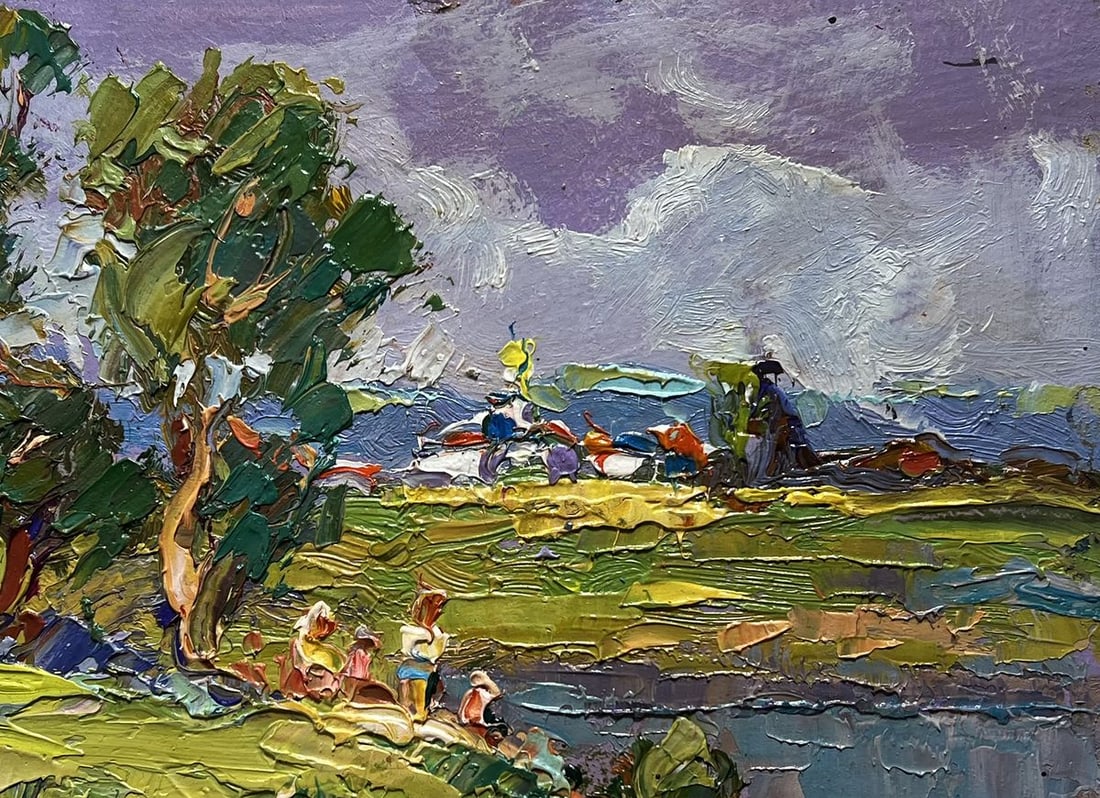 Oil painting On summer vacation Alex Kalenyuk - 8
