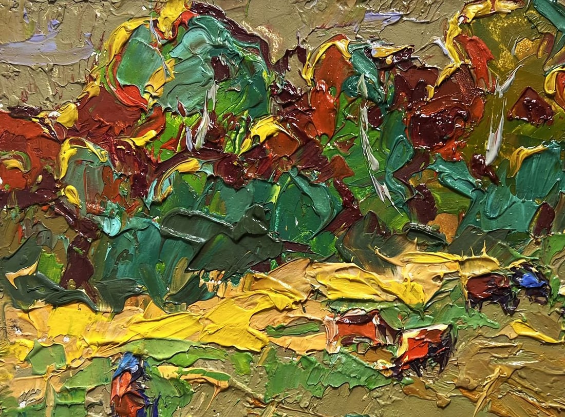 Oil painting In the Field on a walk Alex Kalenyuk - 7