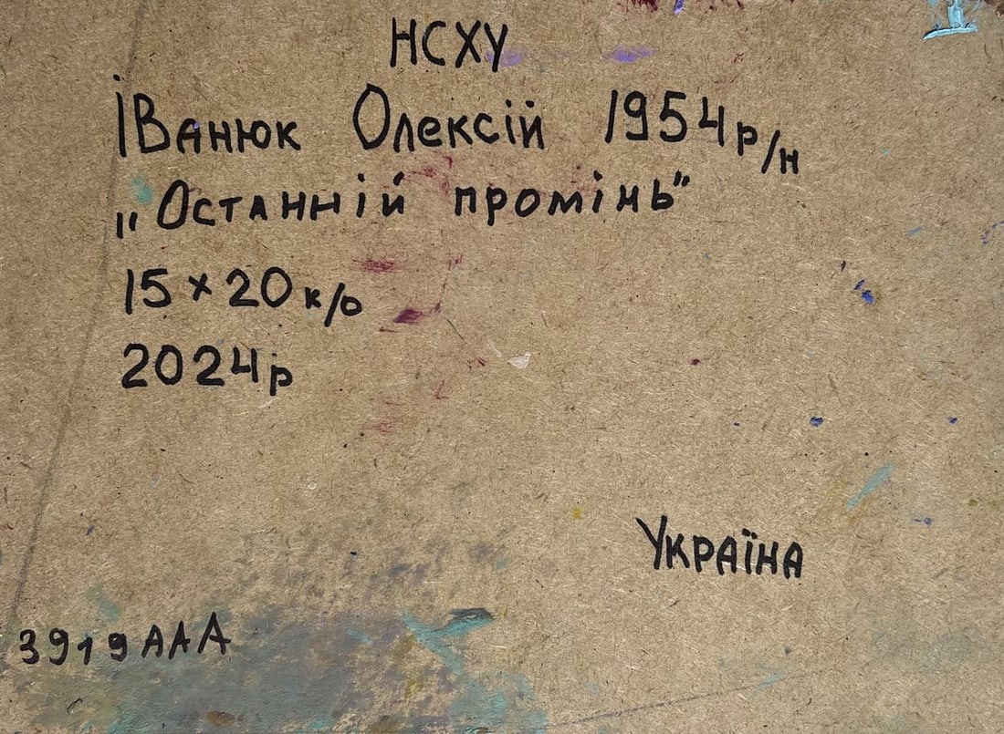 Oil painting The last ray of sunshine Alex Kalenyuk - 10