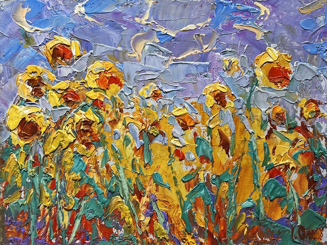 Oil painting To the sky Alex Kalenyuk - 3