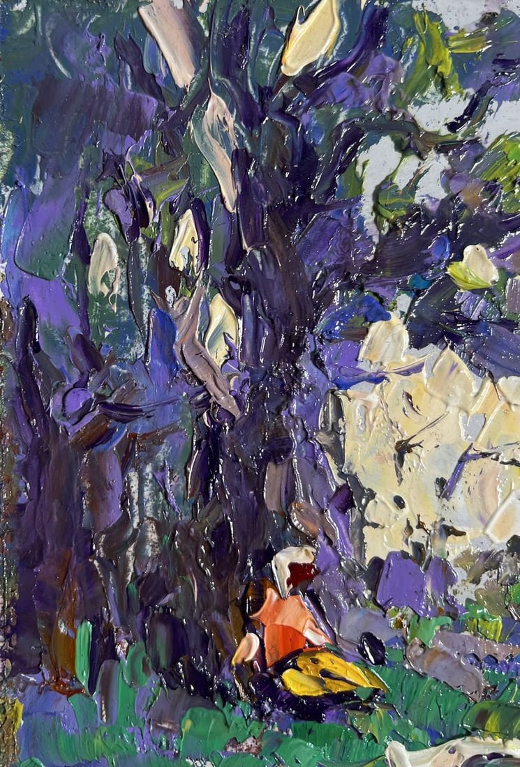 Oil painting Relaxing in the meadow Alex Kalenyuk - 5