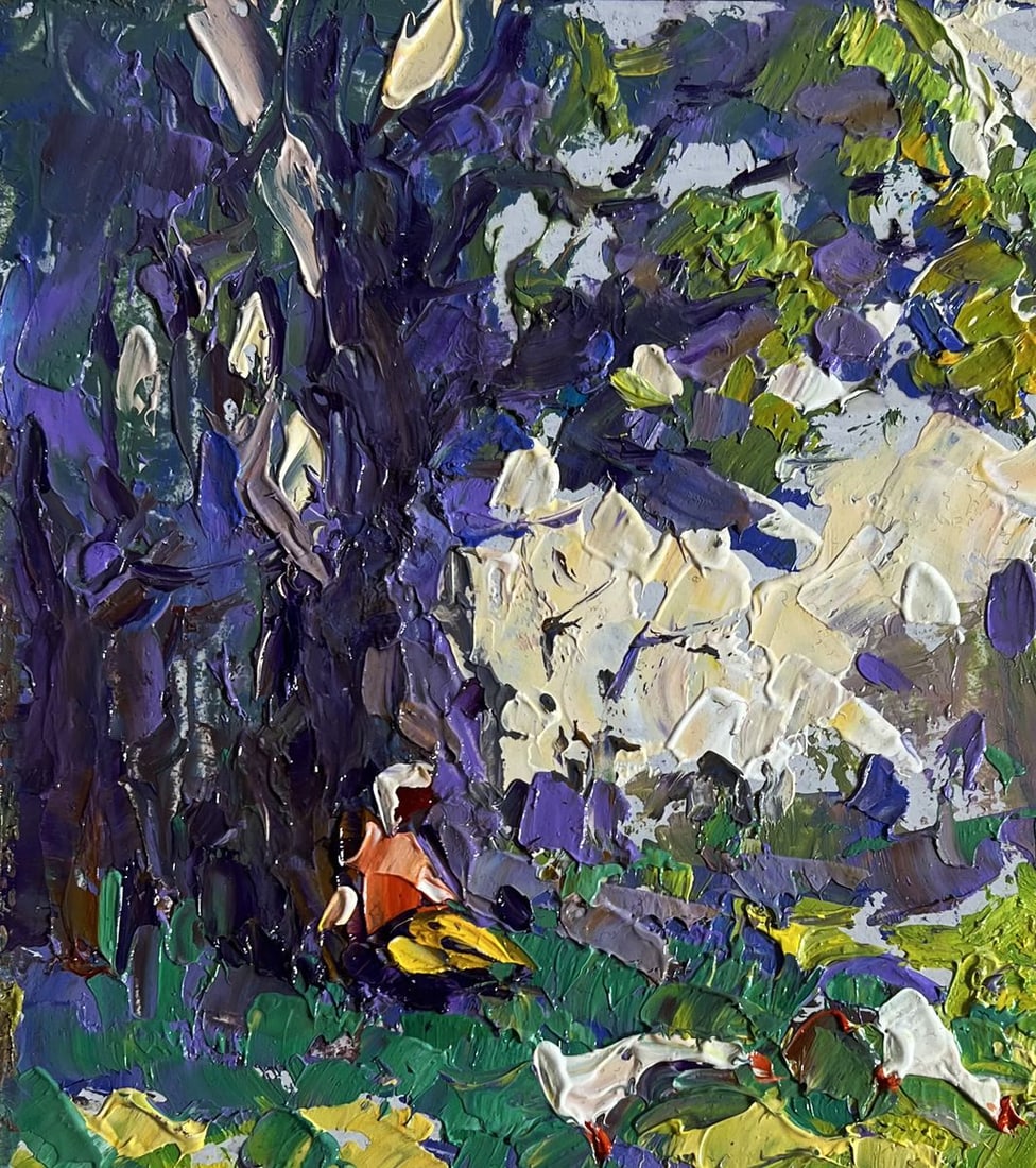 Oil painting Relaxing in the meadow Alex Kalenyuk - 7