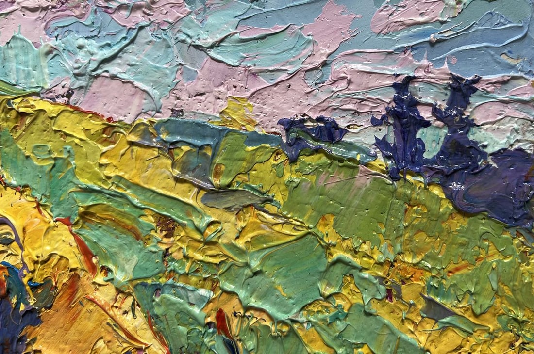 Oil painting Flowering meadows Oksana Kalenyuk - 6