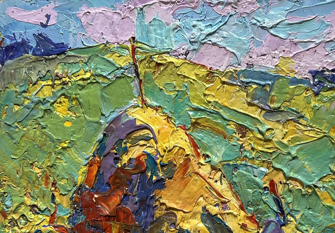 Oil painting Flowering meadows Oksana Kalenyuk - 7