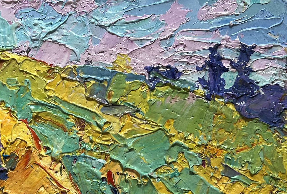 Oil painting Flowering meadows Oksana Kalenyuk - 8