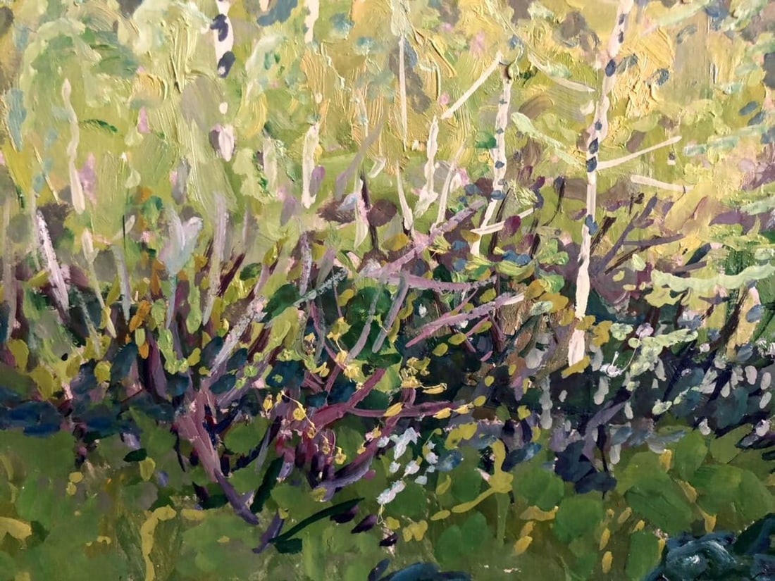 Oil painting Summer in the bloom of the beautiful Kolosovsky Georgiy Sergeevich - 5