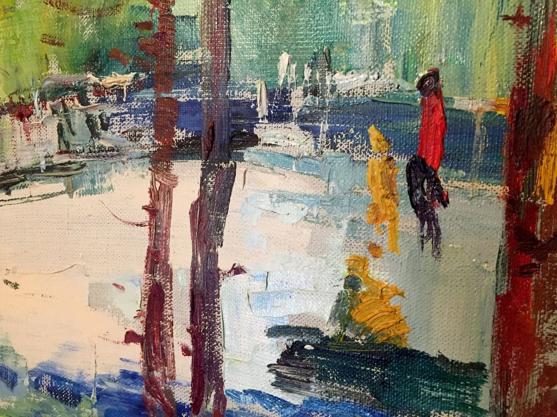 Oil painting Forest park Titko Stepan Ilich - 5