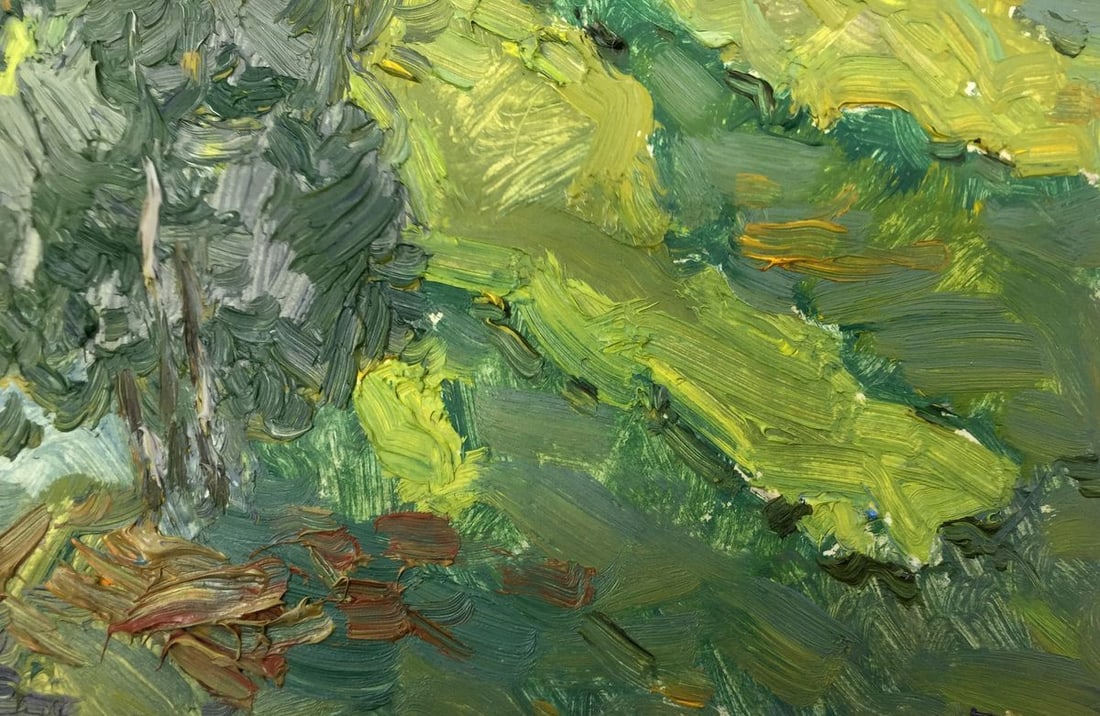 Oil painting Meadows Viktor Grigor'yevich Sevast'yanov - 2