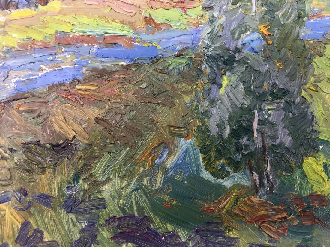 Oil painting Meadows Viktor Grigor'yevich Sevast'yanov - 3