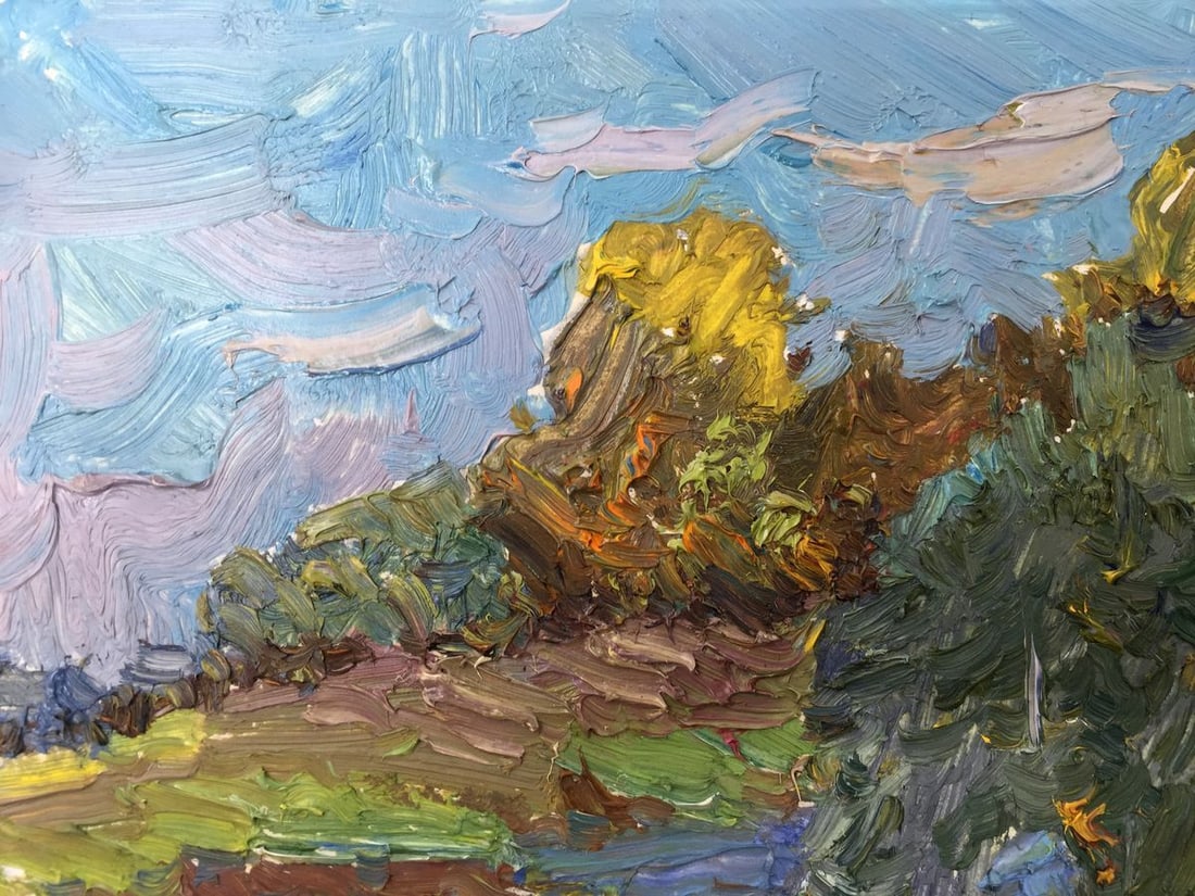 Oil painting Meadows Viktor Grigor'yevich Sevast'yanov - 4