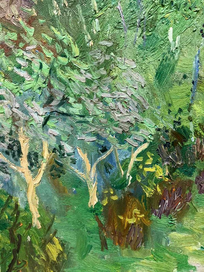 Oil painting House in the woods Zaretskyi Viktor - 3