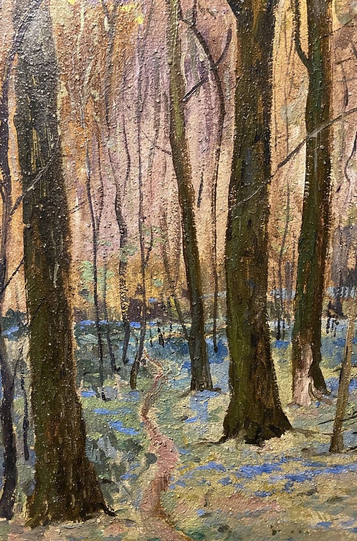 Oil painting Spring in the forest Valentin Kuts - 4
