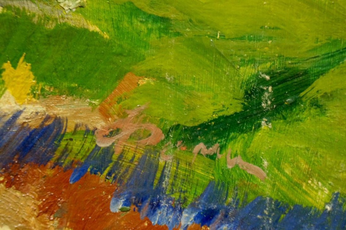 Oil painting Forest landscape Fomin Anatoly Nikiforovich - 6