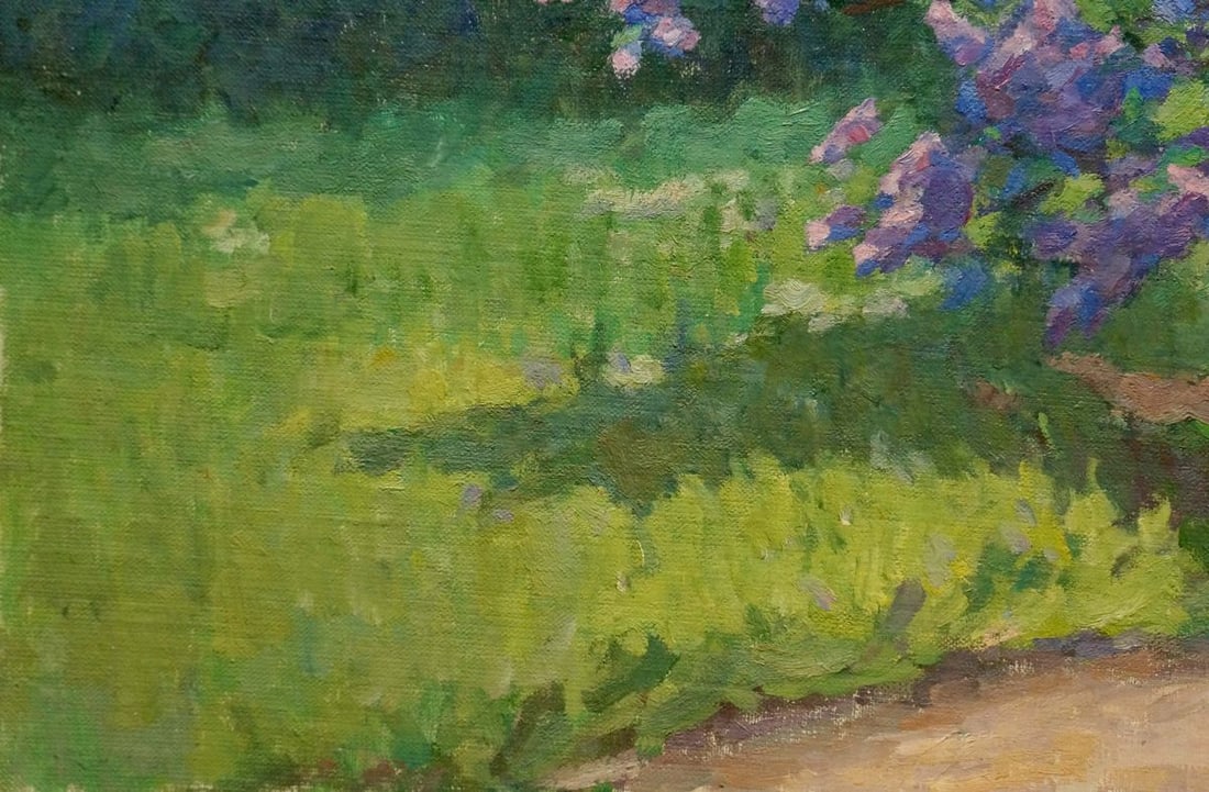 Oil painting Lilac blooms Fedorov Nikolay Alekseevich - 2