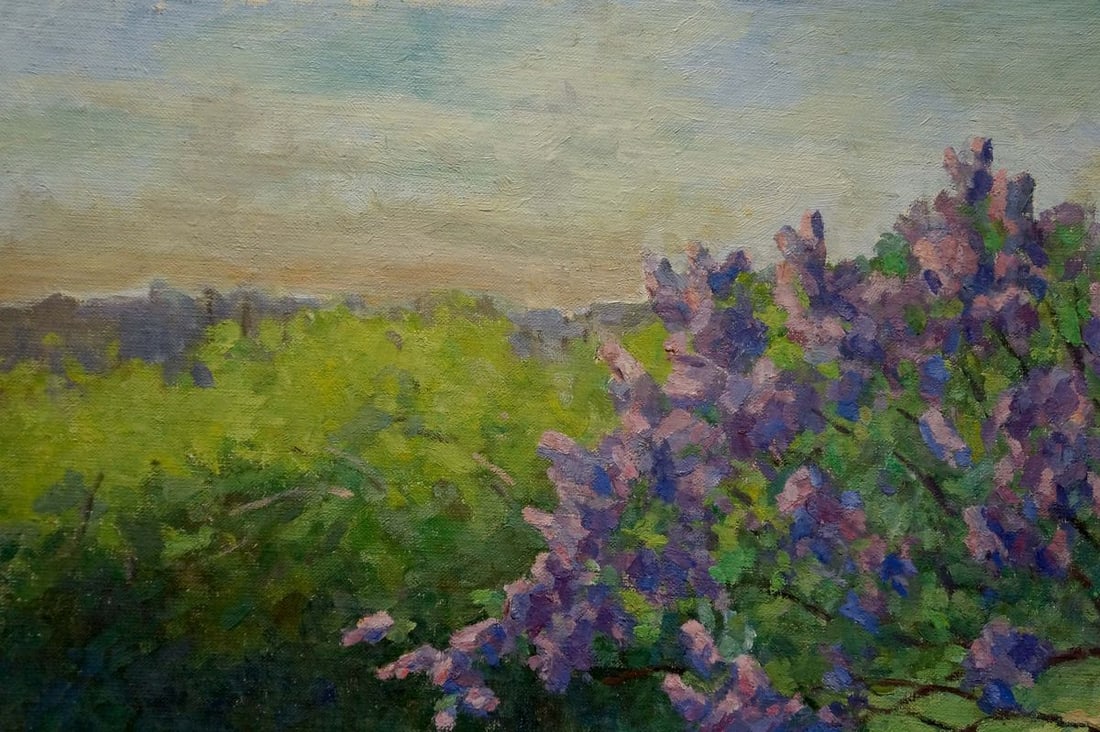 Oil painting Lilac blooms Fedorov Nikolay Alekseevich - 3