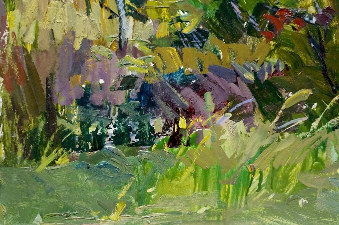 Oil painting Summer landscape Kokin Mikhail Alexandrovich - 2