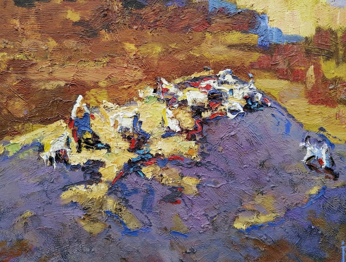 Oil painting Evening landscape Kalenyuk Alex - 6