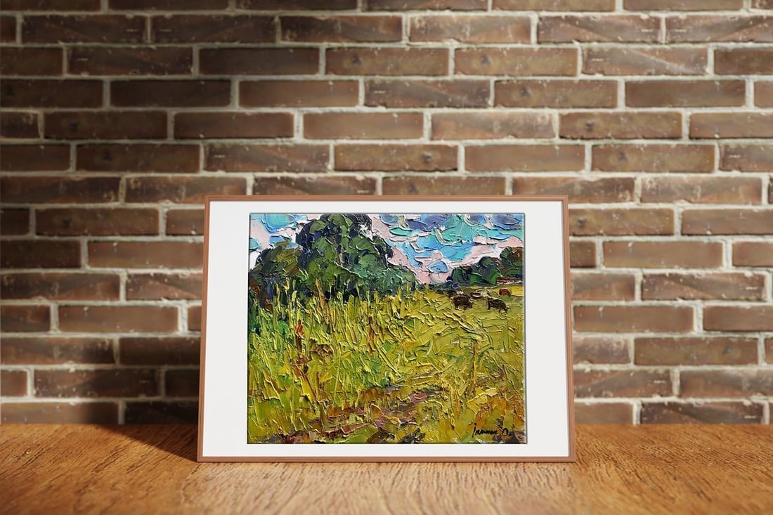 Oil painting Summer meadows Kalenyuk Alex - 2