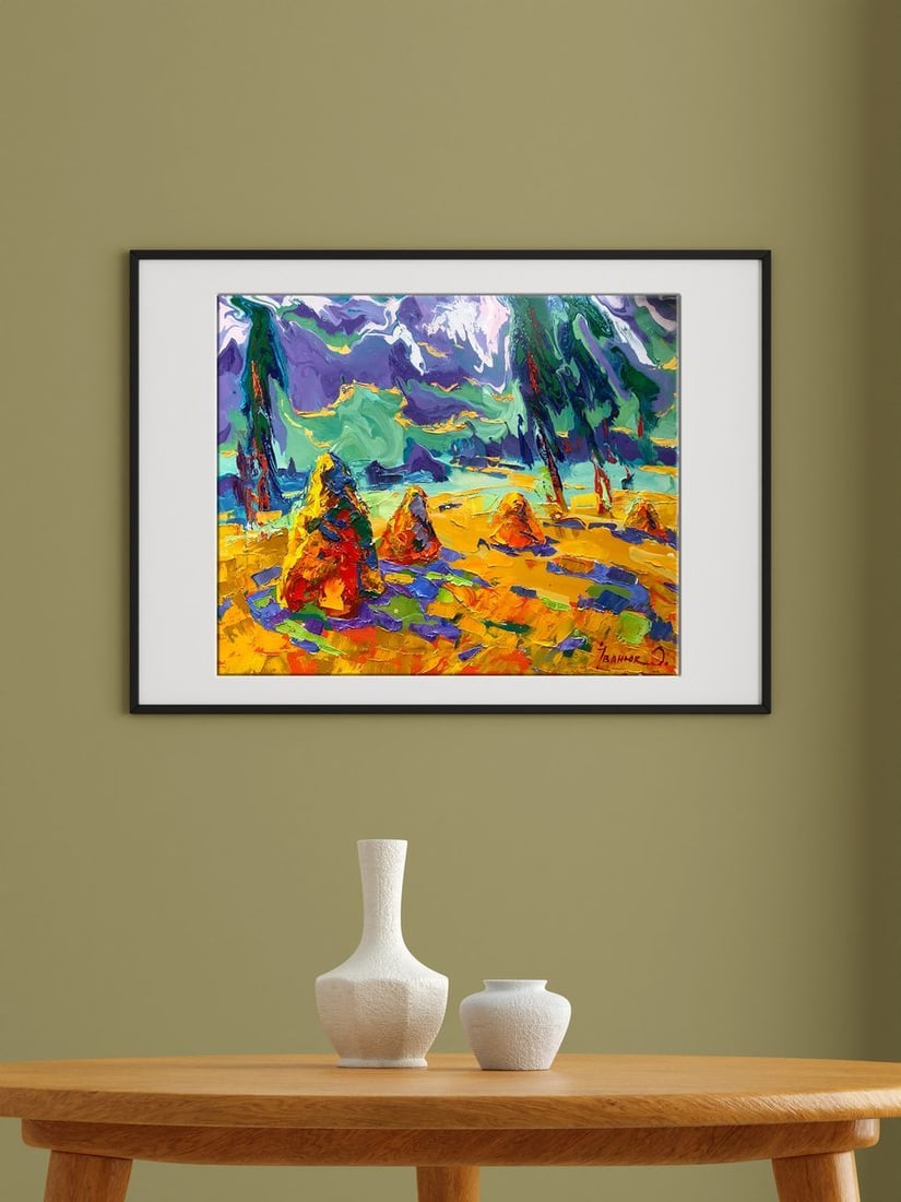 Oil painting After rain Kalenyuk Alex - 2