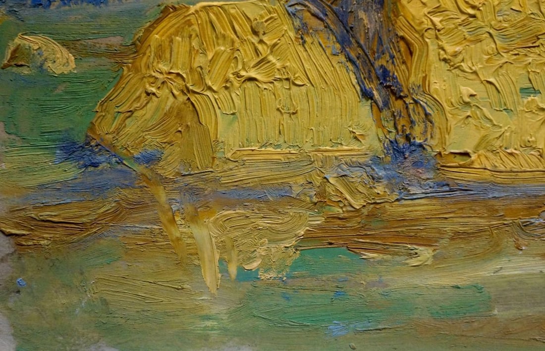 Oil painting On the field Dupliy Sergey Alexandrovich - 2