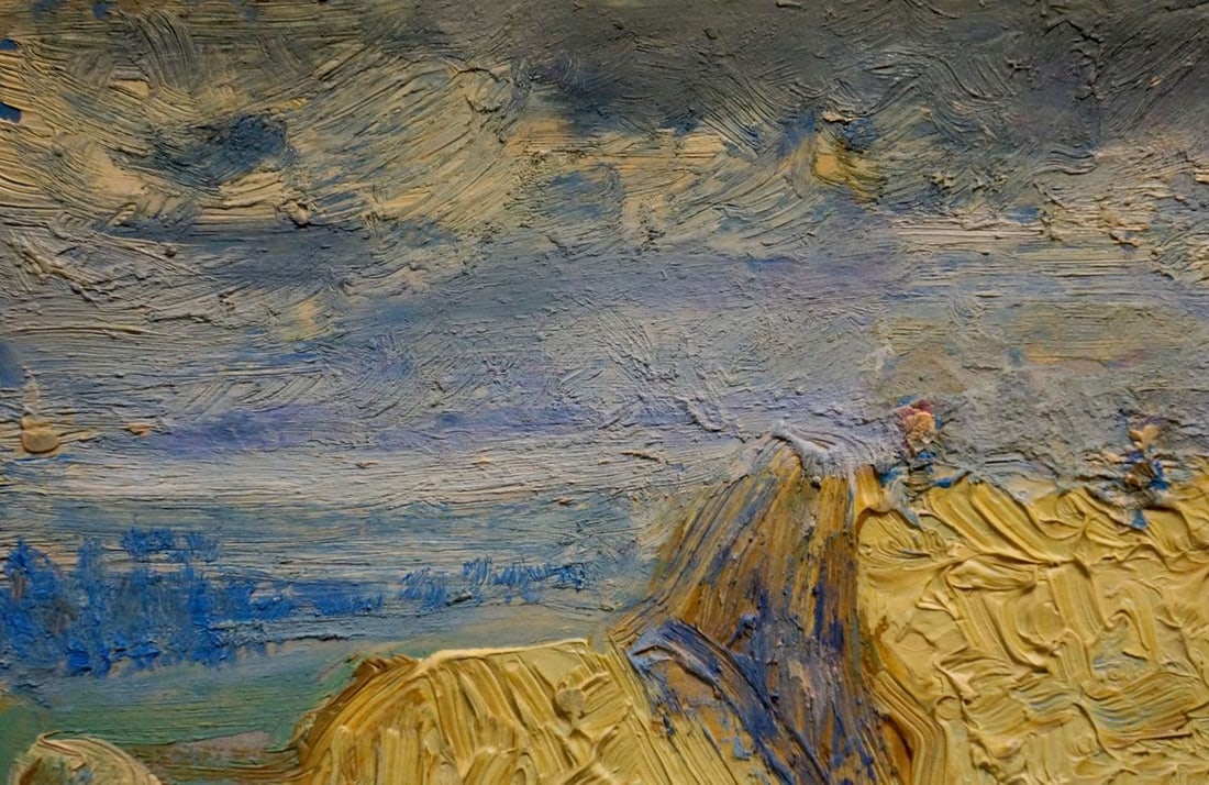 Oil painting On the field Dupliy Sergey Alexandrovich - 3