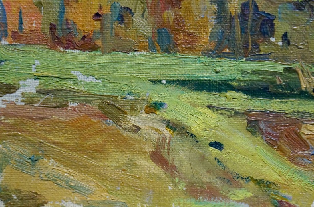 Oil painting Forest landscape Turovsky Mikhail Saulovich - 2