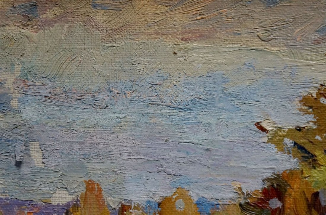 Oil painting Forest landscape Turovsky Mikhail Saulovich - 3