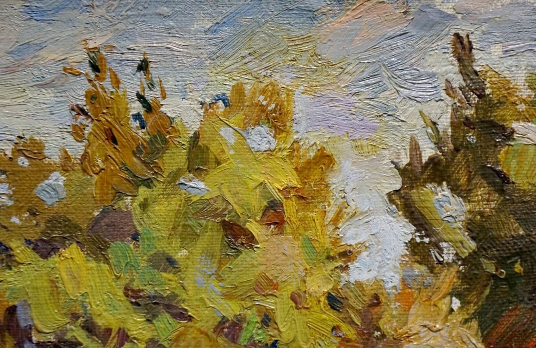 Oil painting Forest landscape Turovsky Mikhail Saulovich - 4