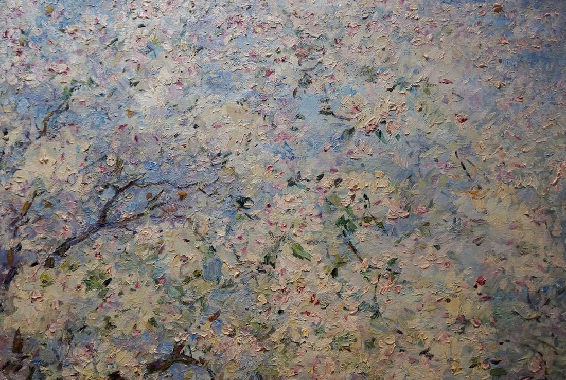 Oil painting Apple tree blossoms Titarenko Maria Anatolyevna - 4