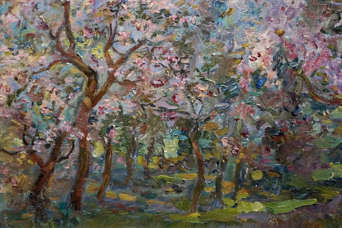 Oil painting Blooming trees Tytarenko Odarka Anatoliivna - 2