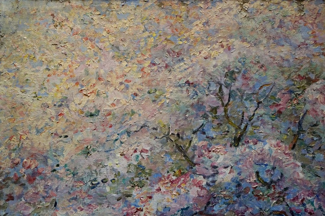 Oil painting Blooming trees Tytarenko Odarka Anatoliivna - 3