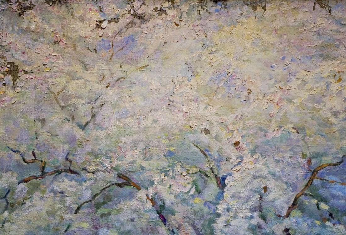 Oil painting Blooming tree Tytarenko Odarka Anatoliivna - 3