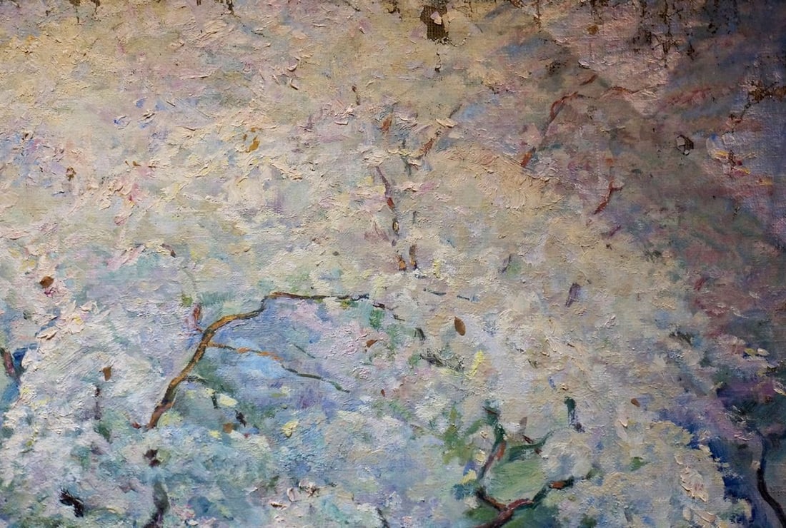 Oil painting Blooming tree Tytarenko Odarka Anatoliivna - 4