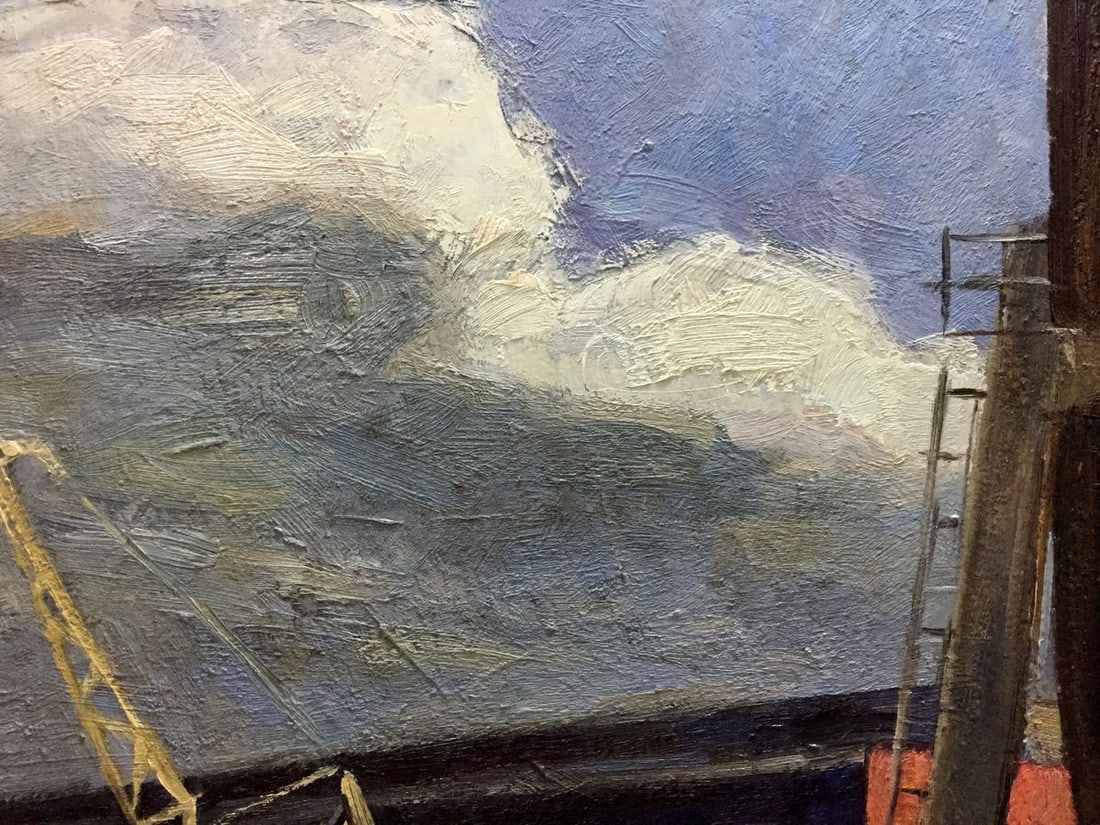 Oil painting Harbor Semenov Alexander Ivanovich - 5