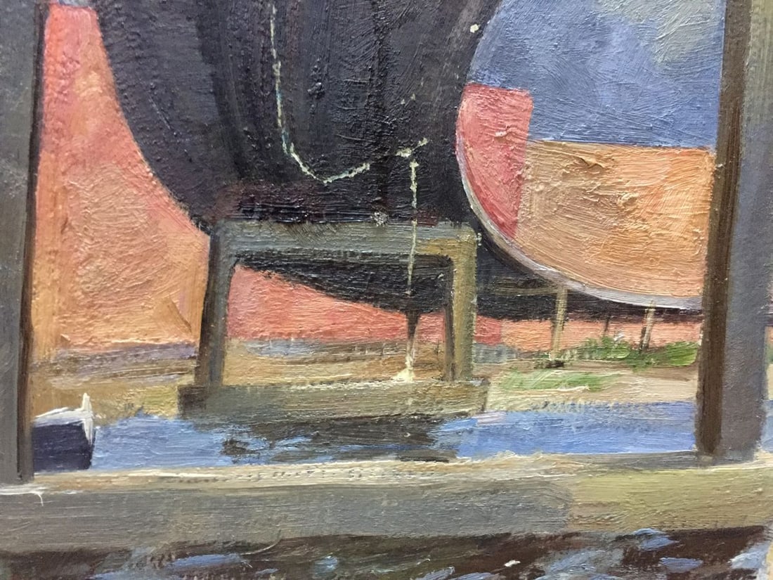 Oil painting Harbor Semenov Alexander Ivanovich - 7