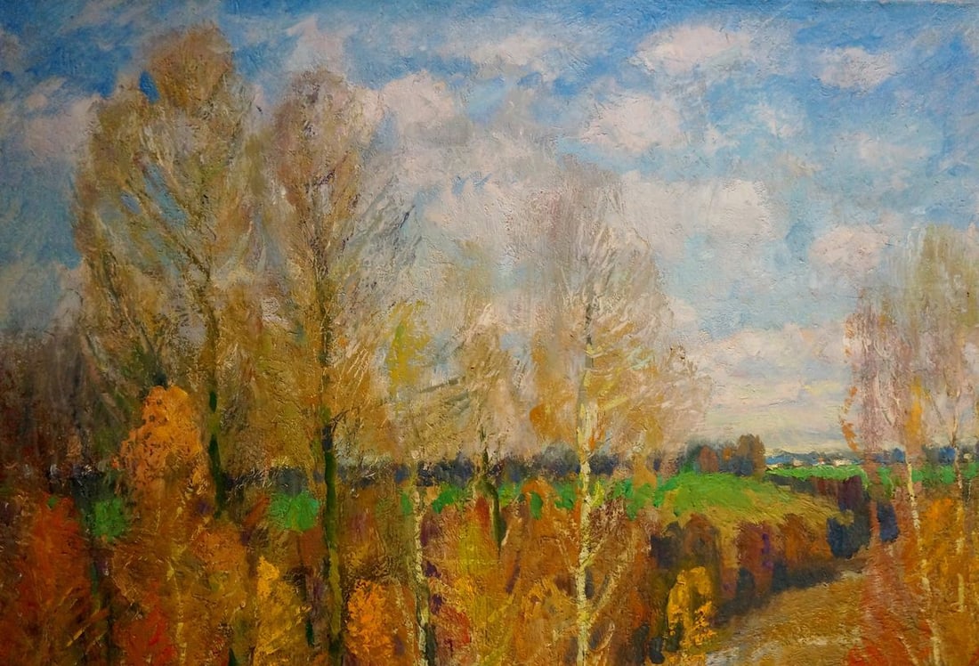 Oil painting After winter Mynka Alexander Fedorovich - 3