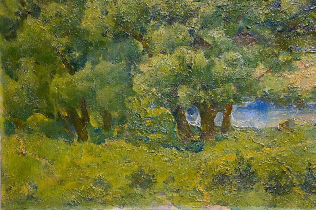 Oil painting Forest landscape Bagdasaryan (Bagdasaryan) Karen Drastomatovich - 2