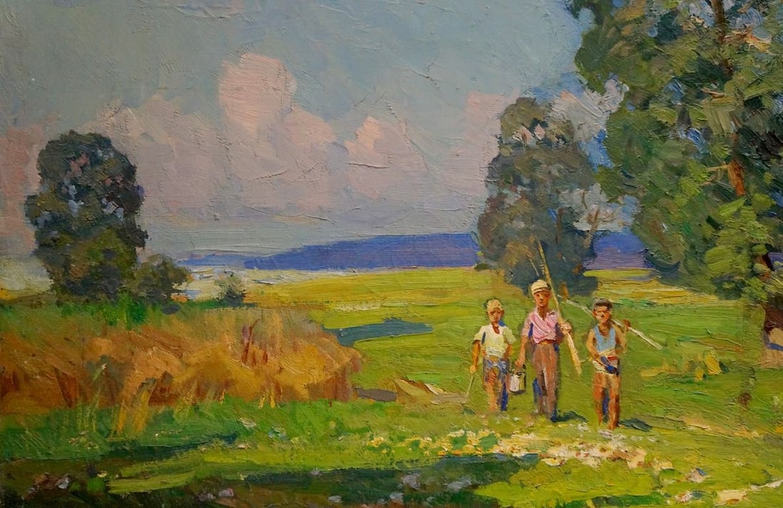 Oil painting Walk through the woods Khodchenko Lev Pavlovich - 2