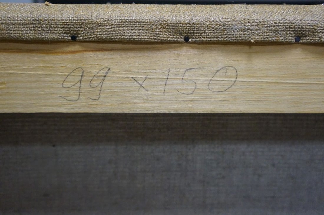 Oil painting Landscape of fields - 8