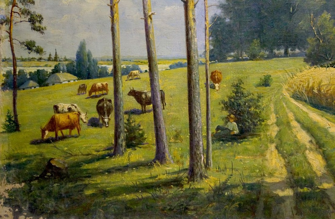 Oil painting Field landscape Tolkachevsky I. - 2
