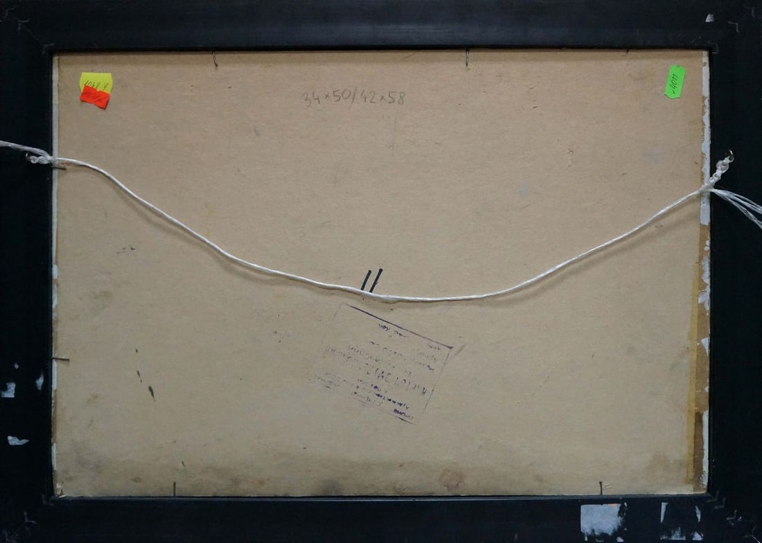 Oil painting Landscape of fields - 7