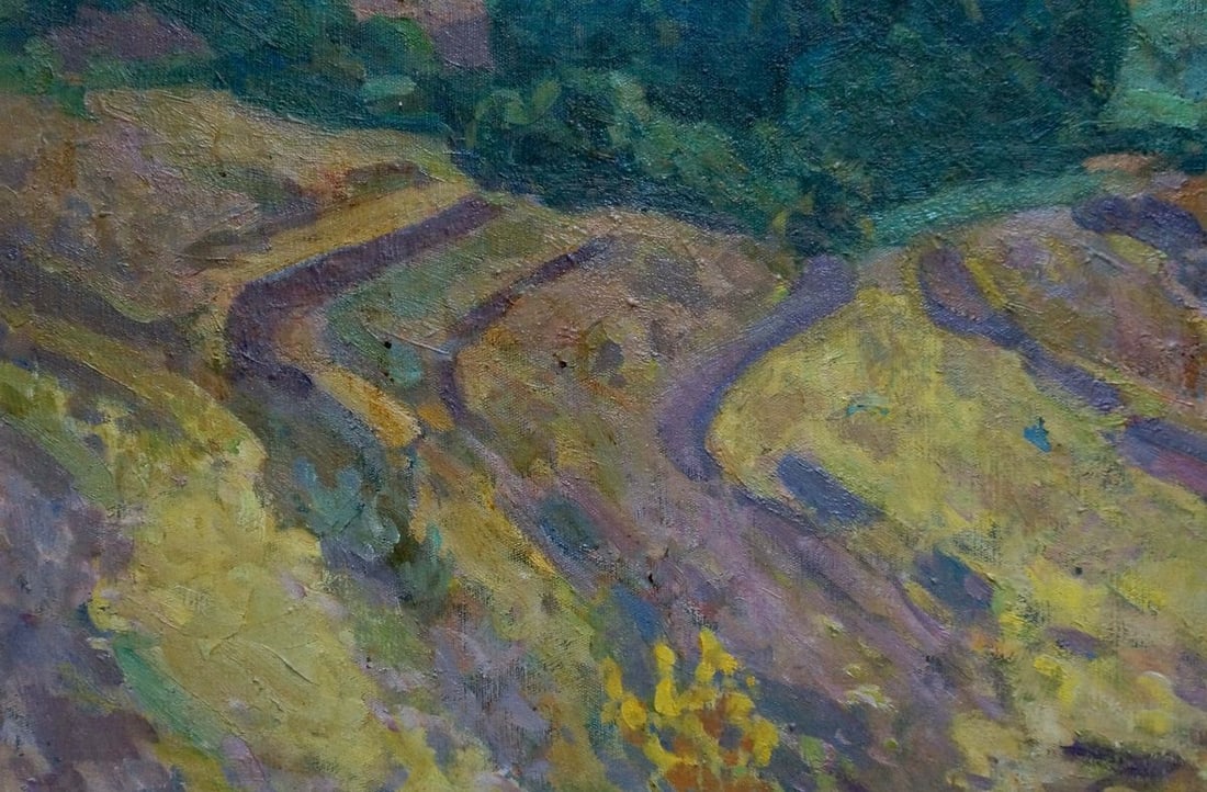 Oil painting Mountain landscape Ovsyannikova Evgenia Ivanovna - 2