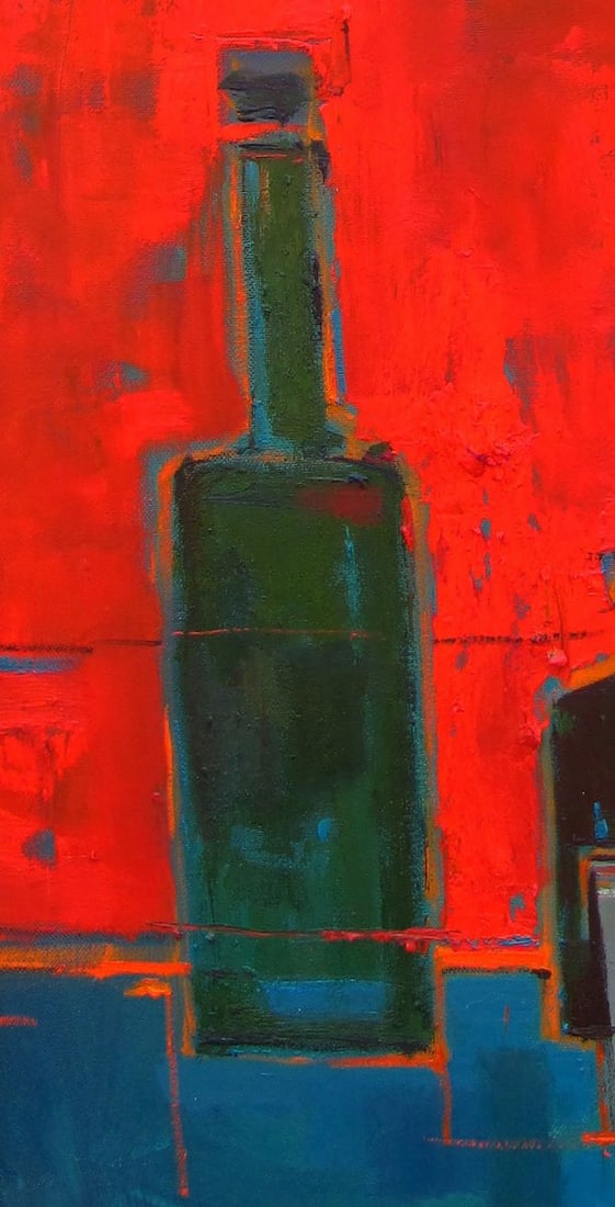 Oil painting Still life in the red room Natalia Korf-Ivaniuk - 8