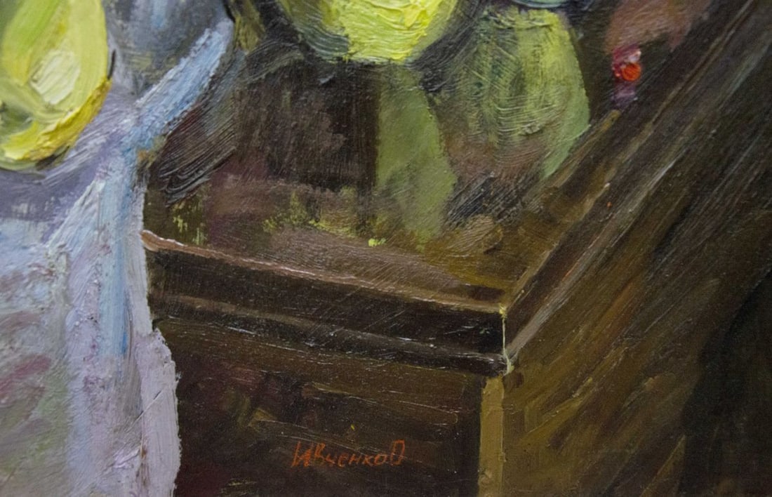 Oil painting Still life with apples Ivchenko Anatoly Avramovich - 10