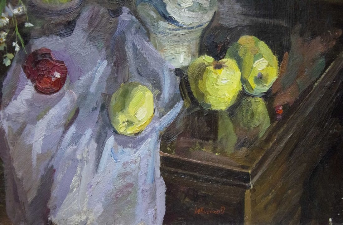 Oil painting Still life with apples Ivchenko Anatoly Avramovich - 2